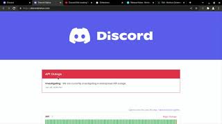 Discord API Outage Is this happening to you guys too [upl. by Ailemor725]