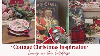 Cottage Christmas Inspiration  Cottage Style Christmas Decor  The Christmas Cottage [upl. by Esli]