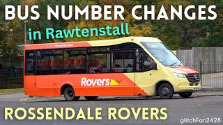 All Rossendale Rovers Bus Number Changes in Rawtenstall [upl. by Critchfield]