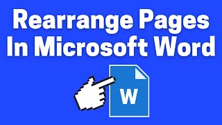 How to Rearrange Pages in Word the only way [upl. by Maria]