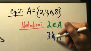 Intermediate Algebra  Listing Method of Describing Sets [upl. by Stinky184]