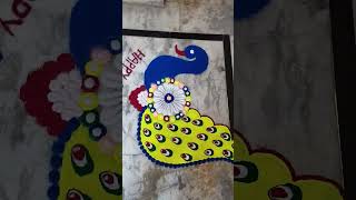 Rangoli Design Art 🎨rangolidesigns ytshorts ytshorts viralshort shortvideo [upl. by Rufena]