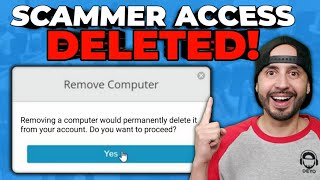 I Deleted This Scammers Access To Victims [upl. by Oaht]