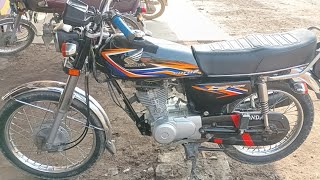 HONDA CG125 GOLDEN NUMBER 82 USED BIKE FOR SALE [upl. by Ardnovahs94]