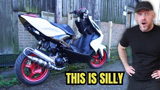 IM BUILDING THE UKS FASTEST STREET LEGAL MOPED [upl. by Eittak992]