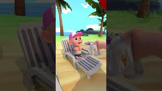 Swim Safety Song  Beach Song  Nursery Rhymes amp Kids Songs shorts nurseryrhymes [upl. by Garling]