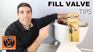 Fill Valve Replacement Tips with Fluidmaster PRO45H [upl. by Youngman]