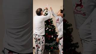 Our first Christmas tree setup in UK 🇬🇧 southafricanabroad southafricanyoutuber [upl. by Sternick]