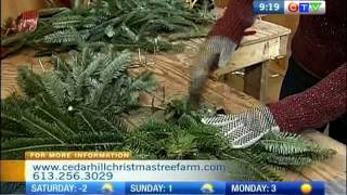 Cedar Hill Christmas Tree Farm  Wreath making [upl. by Carlota]