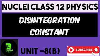 Disintegration constant  physics class 12 [upl. by Cornell]