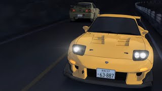 Keisuke and God Foot Reach the Turnaround Point Initial D Fourth Stage [upl. by Adnirual301]