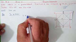 Chapter8 Ex82 Q6 Quadrilaterals  Ncert Maths Class 9  Cbse [upl. by Ho]