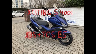 Kymco Xciting S 400i ABS TCS E5  Infos Walkaround Details [upl. by Pacifica162]