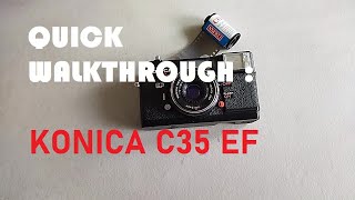 Quick Walkthrough of Konica C35 EF [upl. by Dawes]