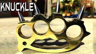 Casting Brass Knuckles👊 at home out of Brass Junk  Brass Casting [upl. by Olivero367]