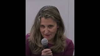 Chrystia Freeland is a prominent Canadian politician [upl. by Khalin576]