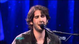 Josh Groban sang Ellen [upl. by Aret892]