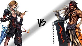 Tidus vs Jecht  LA REVANCHE   DISSIDIA FINAL FANTASY [upl. by Verlie]