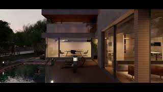 Practice Render Exterior House [upl. by Ahsikad]