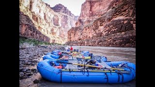 Grand Canyon Rafting 2  Documentary of Major Rapids Horn Creek Lava Crystal [upl. by Inimod]