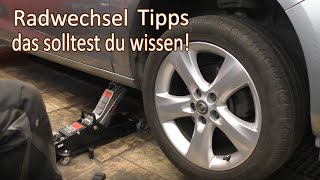 Radwechsel  wichtige Tipps zum selbst machen [upl. by Llekcor975]