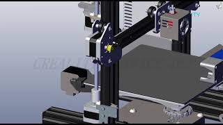 Ender 3 X axis motor replacement tutorial [upl. by Aeki]