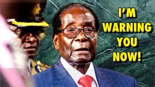 LAST SPEECH OF ROBERT MUGABE BEFORE HE DIED  HE WARNED AFRICAN LEADERS ABOUT THIS… [upl. by Boutis]