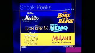 Sneak Peeks Menu to Lizzie McGuire Fashionably Lizzie 2003 DVD January 20 2004 Version [upl. by Cyril948]