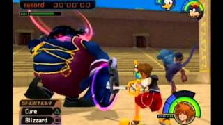 Kingdom Hearts Playthrough  Part 38 Olympus Coliseum Phil Cup Time Limit [upl. by Aratihc564]