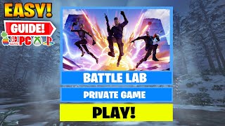 How to Play Battle Lab in Fortnite Chapter 5 Map Code amp Creative Code 2024 [upl. by Imuy322]