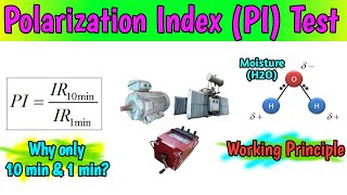 Polarization Index Test  PI Test of Transformer amp Motors  PI amp DAR Test [upl. by Dorey]