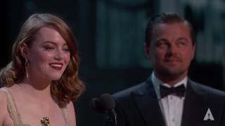 Emma Stone wins Best Actress  89th Oscars 2017 [upl. by Enyaw355]