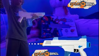 SPLATRBALL Gun Gel Blaster Unboxing amp Review  SPLATRBALL SRB400SUB BLUE [upl. by Erusaert386]