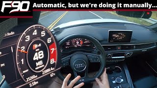 How to shift gears in an automatic car  Manual mode in an automatic car  Paddle Shifters  Part 1 [upl. by Sobmalarah]