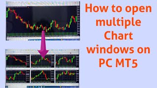 How to open multiple Charts on MT5 using your PC [upl. by Adnalram578]