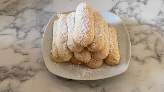 Lady fingers recipe Fingers cookies recipe  Lady fingers recipe [upl. by Alesiram]