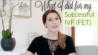 What I did for Successful IVF frozen embryo cycle [upl. by Gus]