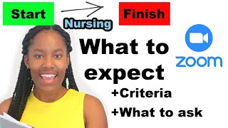 Student Nurse online interview  What to expect during your Nursing School interview [upl. by Sabas]