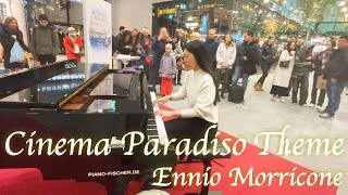 Mesmerizing Street Piano Performance Of Cinema Paradiso Theme By Ennio Morricone [upl. by Enelhtac768]