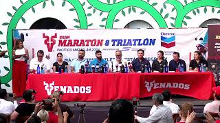 Lanzamiento de la Edición 2024 del Gran Maratón y Triatlón Pacífico Mazatlán Zona Trópico México [upl. by Eicyac]