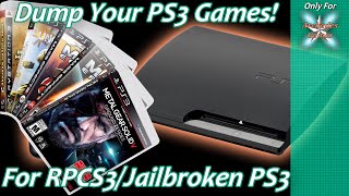 How To Dump Your PS3 Games Using A Modded PS3  WebMAN ModMultiMAN Method [upl. by Finah]