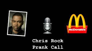 Prank Call  Chris Rock Calls Macdonalds [upl. by Blanchette]