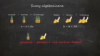 Sumy algebraiczne Dodawanie i odejmowanie sum algebraicznych [upl. by Hgielrebmik293]