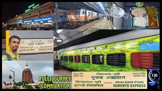 SEALDAH PURI DURONTO EXPRESS FULL JOURNEY COMPILATION [upl. by Gilead644]