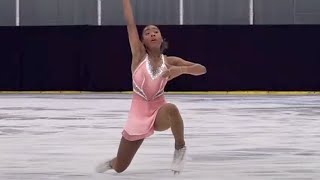 Alexa Gasparotto  Senior Women Free Skate  2025 Midwestern Sectional Singles Final [upl. by Notaek]