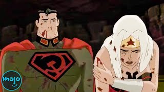 Top 30 Most Shocking Moments in DC Animated Movies [upl. by Ynnad]