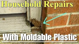 Household Repairs Hack with Moldable Polymorph Plastic [upl. by Havelock]