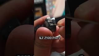 Kz Zs10 Pro 2 iem headphones inearmonitors sound music game unboxing pc custom tune [upl. by Elatnahc]