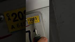 How to keep license plate sticker from getting stolen [upl. by Pickar871]