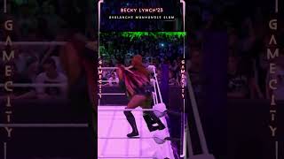 Becky Lynch23 delivers Avalanche Manhandle Slam on Becky Lynch19 wwe2k24 [upl. by Nujra333]